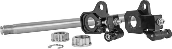Performance Machine Axle Adjuster Kit Black Harley Touring Models - Image 4