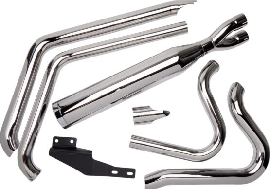 Cobra Power Pro HP 2-into-1 Chrome Exhaust Fits 00-06 Harley FLSTF - Image 3