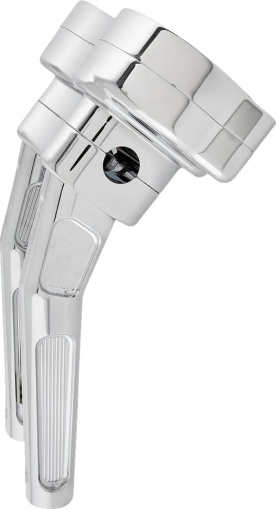 Arlen Ness Method Kickback 10in Chrome Handlebar Riser For Harley-Davidson - Image 2