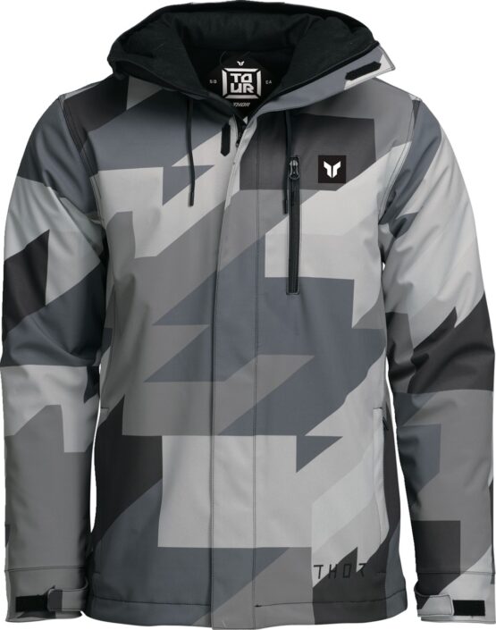 Thor Brave Tour Jacket Men's Camo Black/Gray Small - Image 3