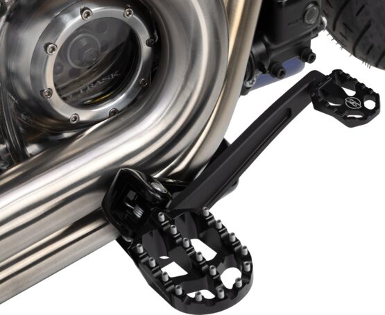 S&S Cycle Mid-Mount Brake Pedal Kit Black For Harley M8 Softail - Image 3