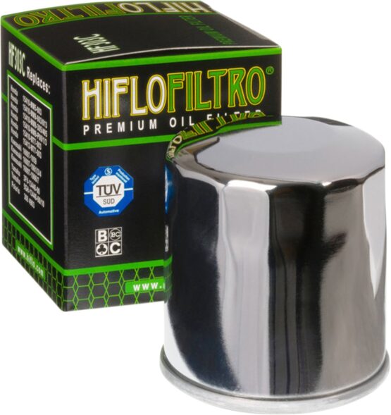 HF303C Oil Filter - Chrome - 2 Pack - Image 2