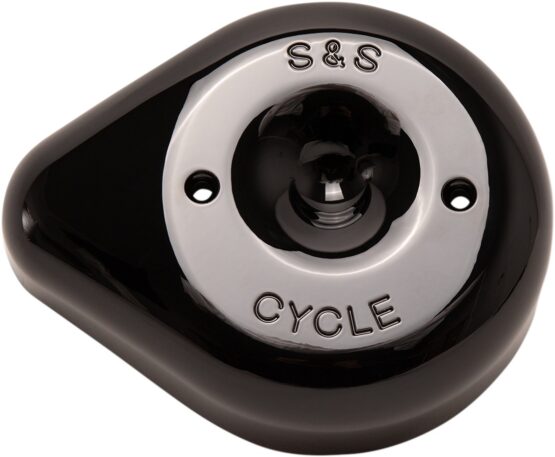 Stealth Teardrop Air Cleaner Cover Black by S&S