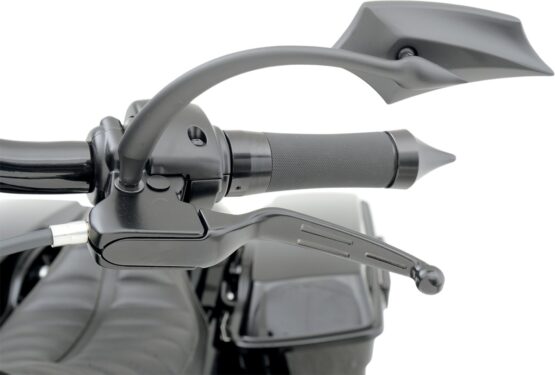 Slotted Aluminum Hydraulic Brake/Clutch Lever Set - Black - Image 3