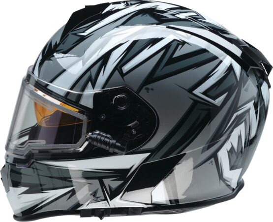 Z1R Warrant Neuron Snow Electric Helmet - Large Gray - Image 3
