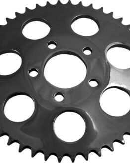 Steel 530 Conversion 49T Drive Sprocket Gloss Black Offset 0.230"