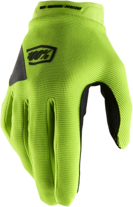 100% Women's Ridecamp Glove - Flo Yellow/Black, Size S - Image 2