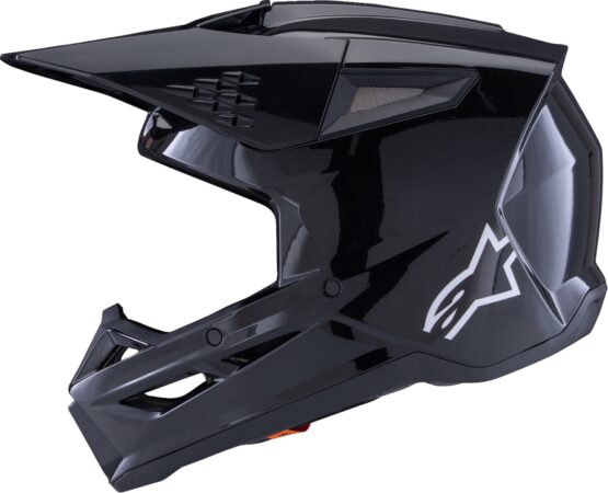 Alpinestars SM3 Solid Helmet Black Gloss Medium - Image 10