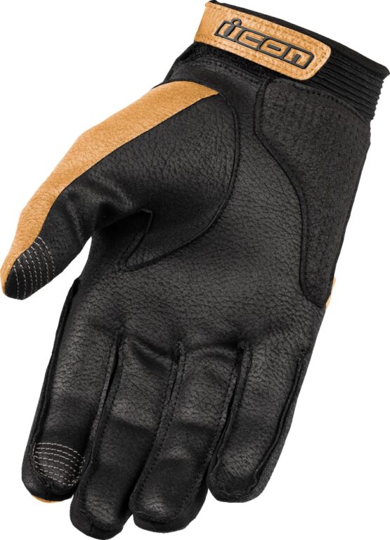ICON Superduty3 Gloves Black/Tan Men's Medium - Image 2