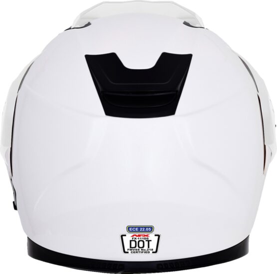 AFX FX-111DS Dual Sport Helmet White Large - Image 3