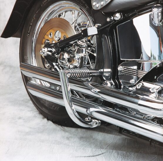 Linbar Rear Engine Guard Chrome - Image 2