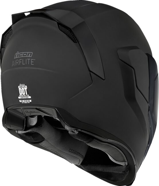 ICON Airflite Dark Helmet Matte Black 2XL - Image 3