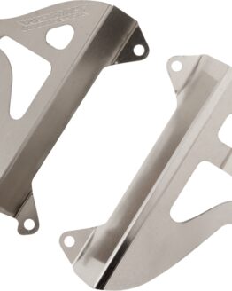 Works Connection Radiator Brace Set Silver Yamaha YZ250 YZ250X 2004-2025