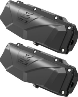 DIY Versa-Vent Self Install Windshield Vent Kit w/ 2 Black Vents