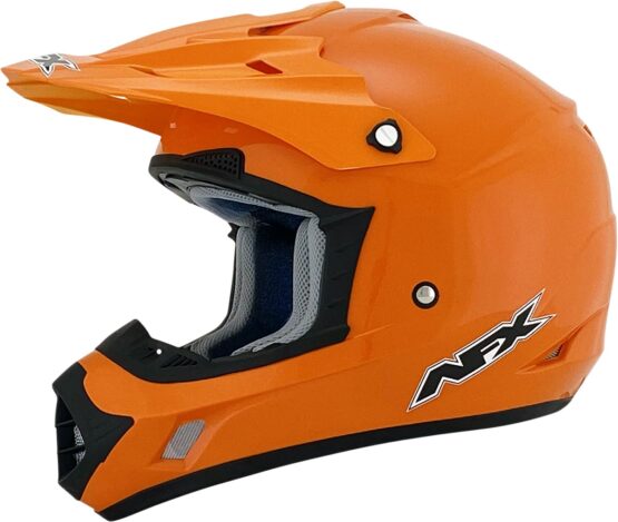 FX-17 Full Face Offroad Helmet Gloss Orange 2X-Large - Image 4