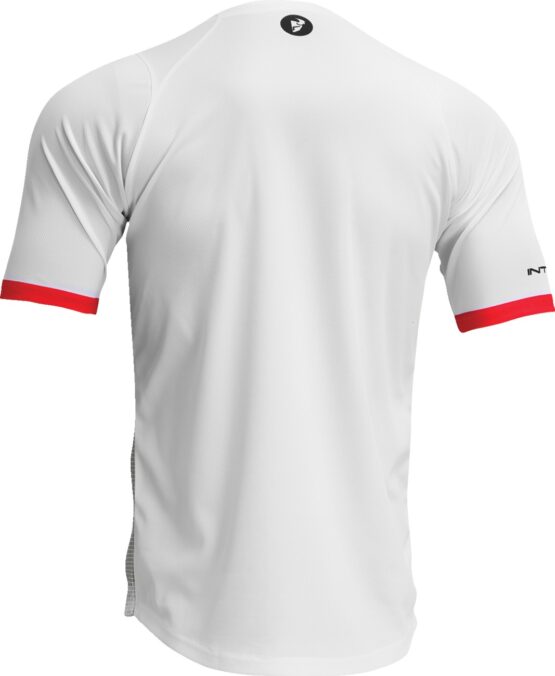 Thor Intense Assist Decoy Short-Sleeve Jersey White/Camo Gray/Red/Black Men's Large - Image 2