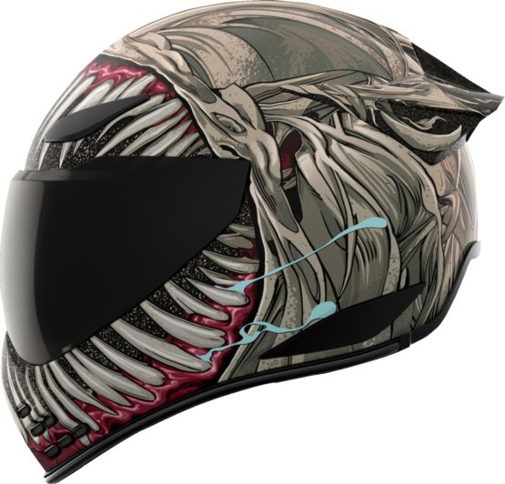 ICON Domain Grand Maw Helmet - Small, Gray - Image 4