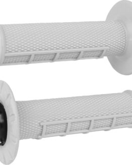 ODI Half Waffle V2.1 Lock-On Grips White Black 7/8" Bars