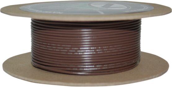 Brown 18 Gauge Color Match Primary Wire - 100' Spool