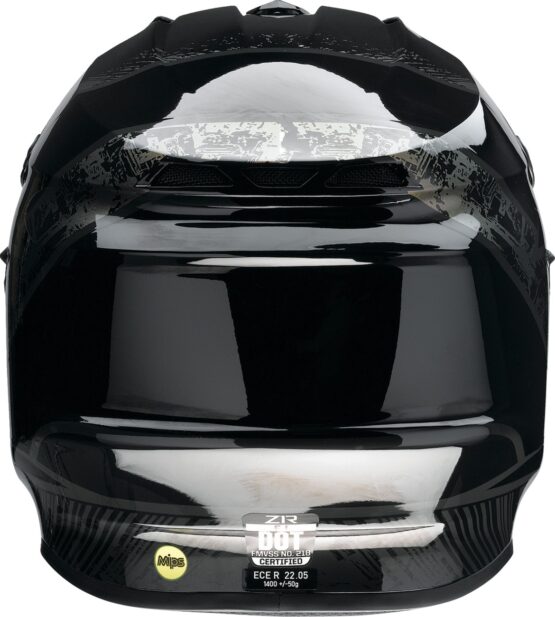 Z1R F.I. Fractal MIPS Helmet - Small, Black/Gold - Image 4