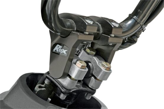 ROX Speed FX Pivoting Handlebar Risers 2in Black for 7/8in Bar Clamps - Image 2