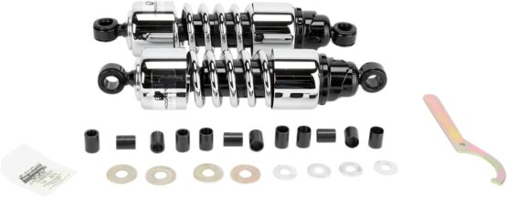 11.5" 412 Series Shocks Chrome