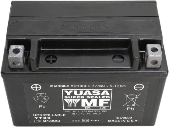 Yuasa YTX9 AGM Maintenance Free 12V Battery