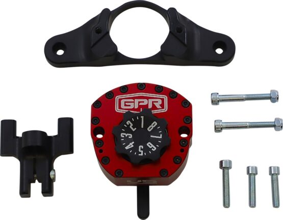Red V5 Steering Damper