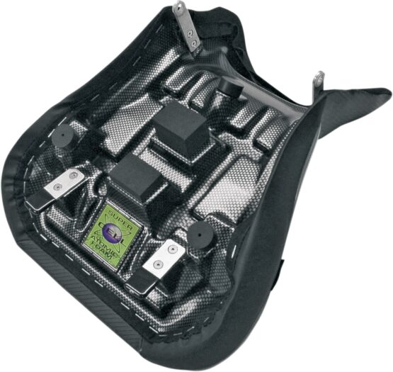Sargent World Sport Solo Seat Black/White CarbonFX Vinyl Plain - Image 2