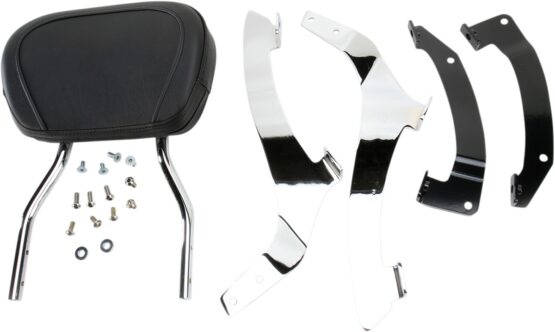 Short Round 14" Sissy Bar Chrome