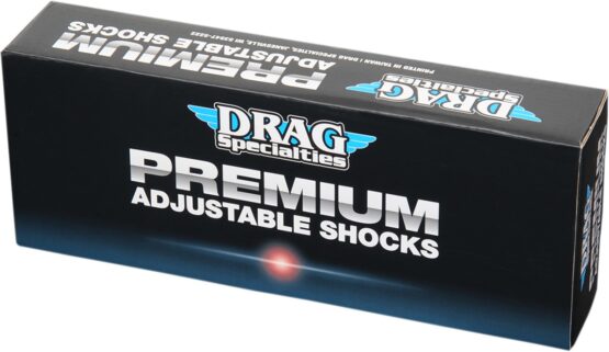 Drag Specialties Premium Adjustable Rear Shocks Chrome 12in For Harley Sportster - Image 3