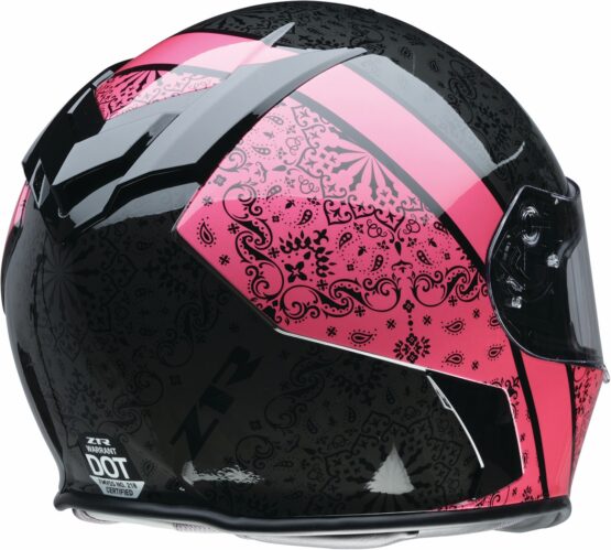 Z1R Warrant PAC Helmet XS Gloss Pink/Black Unisex - Image 2