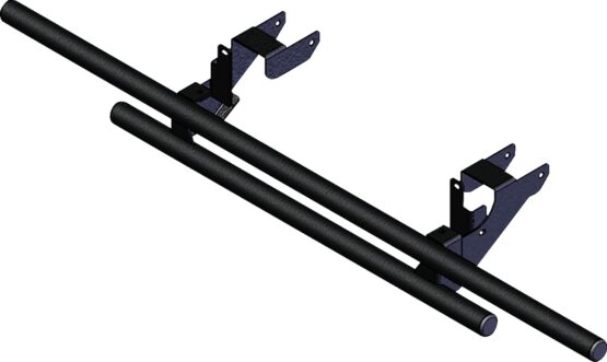 KFI Double Tube Rear Bumper Black For Polaris Ranger 570 2017-2023 - Image 2