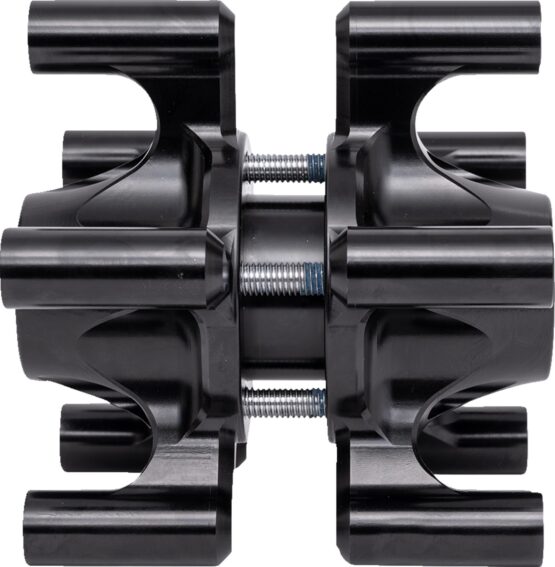 Arlen Ness Spider Front Wheel Hub Dual Disc Black For Harley FLT Touring - Image 2