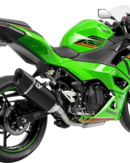 Leovince LV-14 R Slip-On Muffler Black For Kawasaki Ninja 500