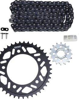 V3 Chain & Sprocket Kit Black RX Chain 525 16/41 Black Steel