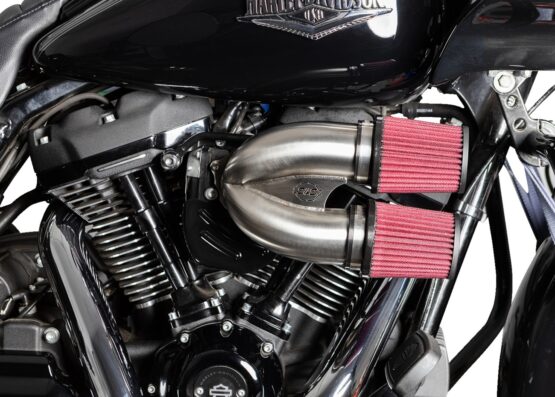 S&S Tuned Induction Air Cleaner Kit Stainless Harley M8 Models - Image 4