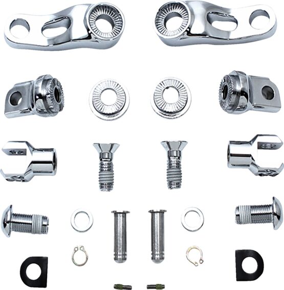 Drag Specialties Adjustable Passenger Peg Mount Chrome - Image 2