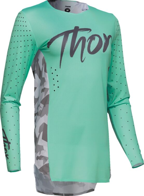Thor SPORTMODE Shadow Women's Jersey Camo Gray/Green/Teal Medium - Image 4