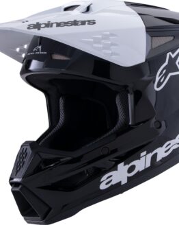 Alpinestars SM3 Radium Helmet Gloss Black/White/Gray Large