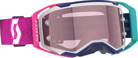Scott Prospect 2.0 AMP Goggle Stealth Blue/Radiant Pink Rose Lens Adult