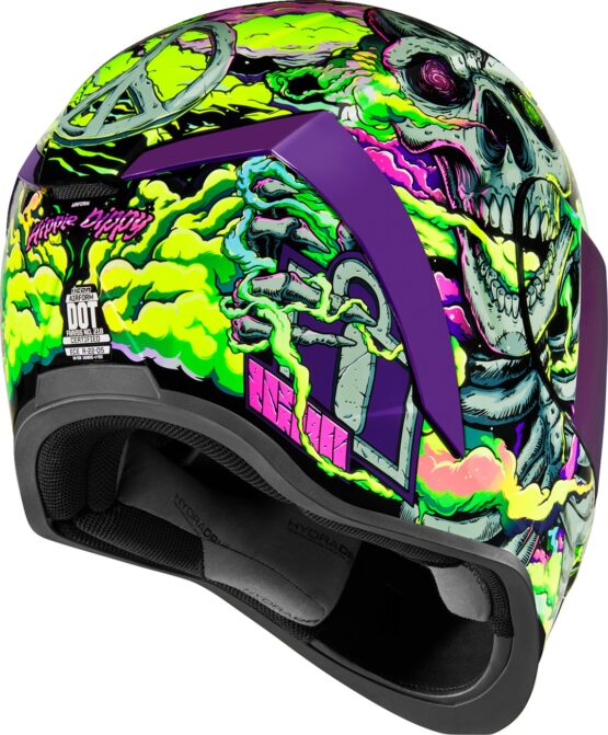 ICON Airform Hippy Dippy Helmet - Large, Purple - Image 4