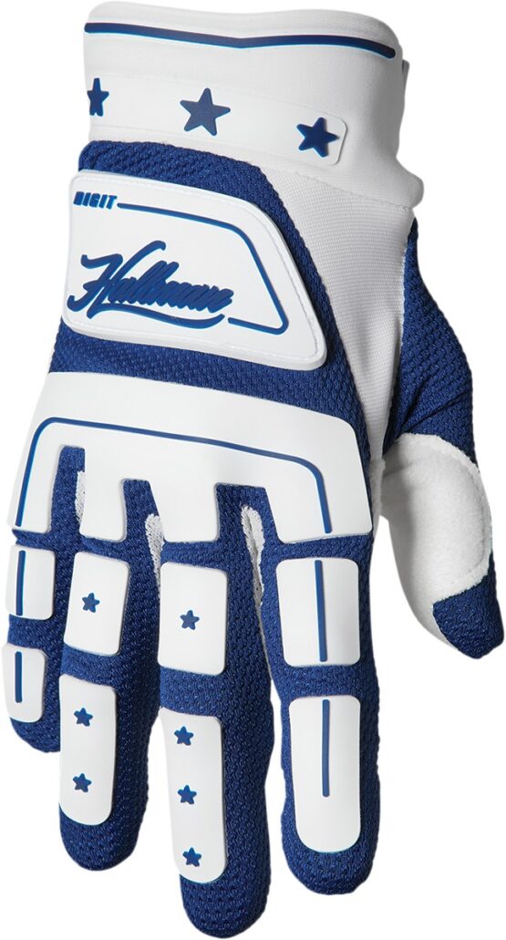 Thor Hallman Digit Gloves Navy/White Men's Large