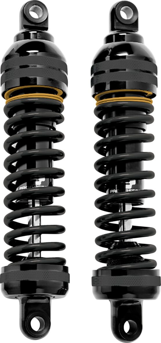Progressive Suspension 944 Ultra Low Shocks Std Black Gold Harley Touring
