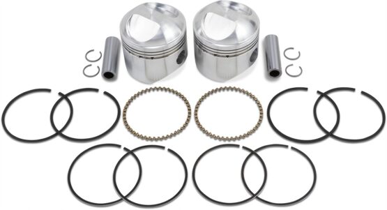 Wiseco Pro Lite Piston Kit 3.447in Bore 9:1 CR For 48-80 Big Twin