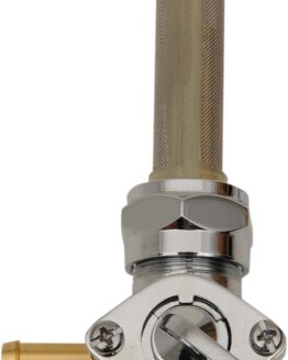 Drag Specialties Fuel Petcock 22mm Die-Cast Silver/Gold/Chrome
