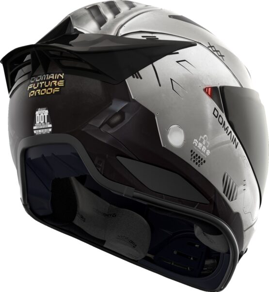 ICON Domain Future Proof Helmet XS Gray Unisex - Image 3