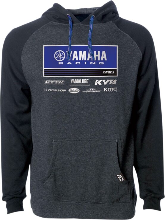 Factory Effex Yamaha 21 Racewear Hoodie Charcoal/Black Medium Men's