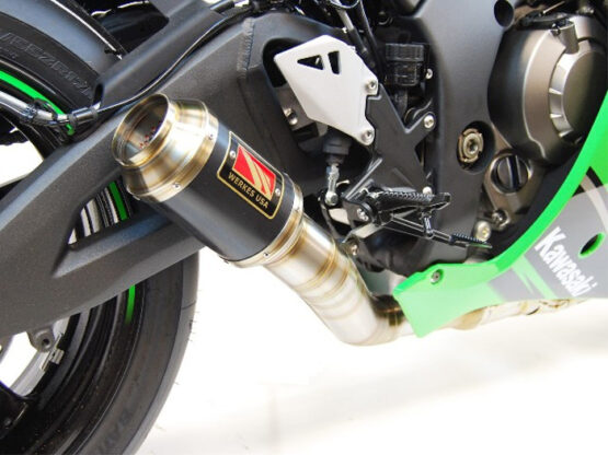 Black Center GP Race Slip On Exhaust - Image 2
