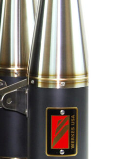 Black Center Dual GP Slip On Exhaust